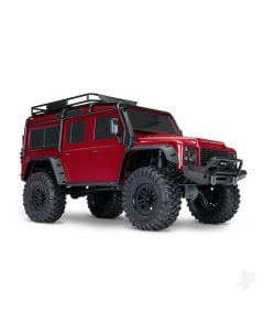 Traxxas 1/10 TRX-4 Defender 4WD RTR with Clipless Mounting - Red