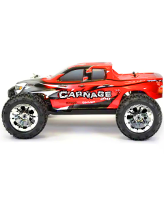 FTX Carnage 2.0 Brushed 4WD 1/10 RTR RC Monster Truck - Red - FTX5537R