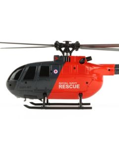 BO-105 Scale 250 Flybarless Helicopter 6 Axis Stabilisation Altitude Hold (Grey/Red) TWST1002GR