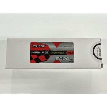 ManiaX 7.6V 5000mah 100C MX5000-2S-100