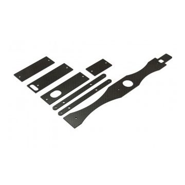NX4 CF Mounts for electronics and Stiffener Set (1.6mm) 313503