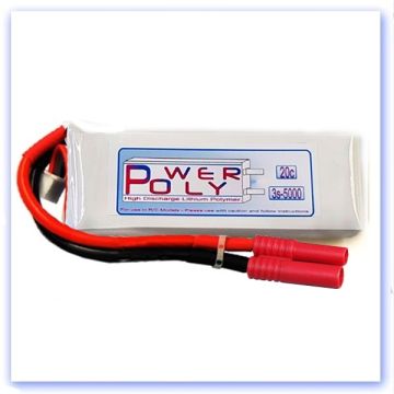 3S 5000mah 11.1v 20C PolyPower LiPo