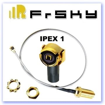 FrSKY ACCST 2.4GHz 200mm Coax Assembly for TX Internal Modules IPEX 1 Connector