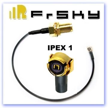 FrSKY ACCST 2.4GHz 70mm Coax Assembly for TX Internal Modules IPEX 1 Connector