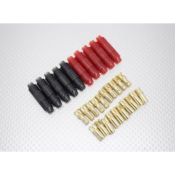 RCPROPLUS Supra-X Rnd-Housing 6mm Connector (2M.2F) REB6808BS