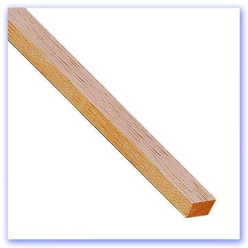 Balsa 1/16in x 1/4in x 36in Rectangle Strip 5520107 (RB412113)