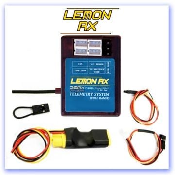 Lemon RX DSMX Compatible Telemetry Sensor with XT60 0030