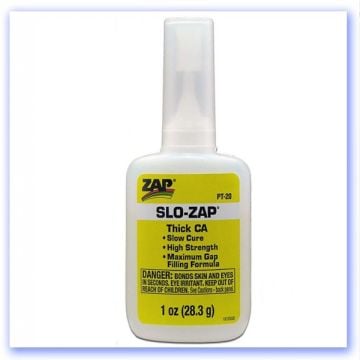 ZAP PT33 (thick) Cyano Glue - SLOW