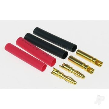 10 X 2mm Connectors Gold 10pr