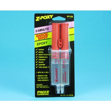 Z-Poxy 5 min 1oz duel syringe PT36