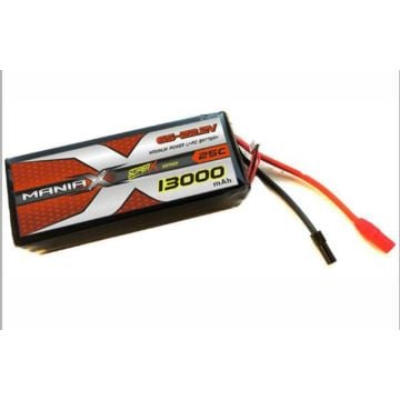 Maniax 6S 13,000mAh 22.2V 25C Drone LiPo MX13000-6S-25