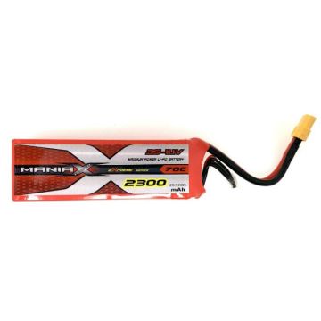 3S 2300mAh 11.1V 70C Maniax LiPo MX2300-3S-70