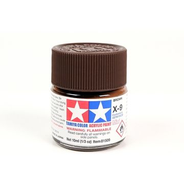 ACRYLIC MINI X-9 BROWN 81509