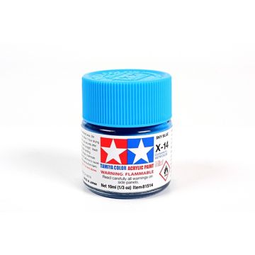 ACRYLIC MINI X-14 SKY BLUE 81514