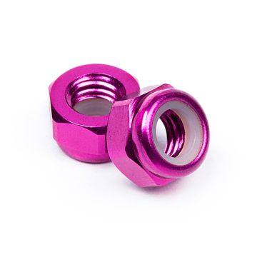 M5 (4 Pcs) CCW Lock Nuts Purple AT-LockNutM5-CCW-Purple