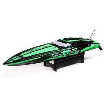 prb Impulse 32 Brushless Deep-V RTR w/Smart, Black/Green B-PRB08037T1