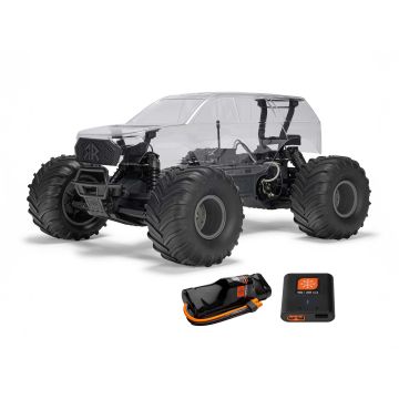 Arrma 1/10 GORGON 2WD RTA Kit Brushed Monster Truck - Clear