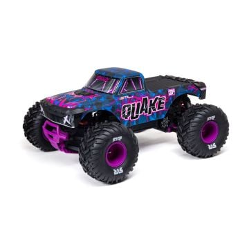 Arrma QUAKE 223S DSC 2WD 1/10 RTR Brushless Monster Truck - Purple