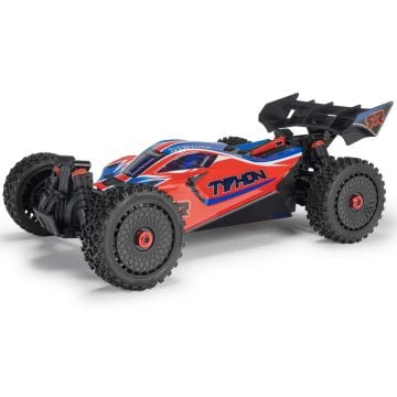 Arrma 1/8 TYPHON MEGA 665 4X4 RTR Brushed Buggy, Red
