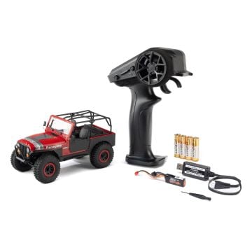 Axial SCX30 Jeep CJ-7 GenRight 4x4 RTR RC Rock Crawler 1/30 Red - C-AXI-3273T1