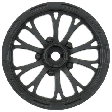 1/10 Pomona Drag Spec Front 2.2" 12mm Drag Wheels (2) Black G-PRO2775-03