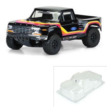 Proline 1/10 1979 Ford F-150 Race Truck Clear Body: Short Course G-PRO3519-00