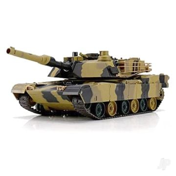 Henglong 1:24 M1A2 with Infrared Battle System (2.4GHz + Shooter + Sound) HLG3816