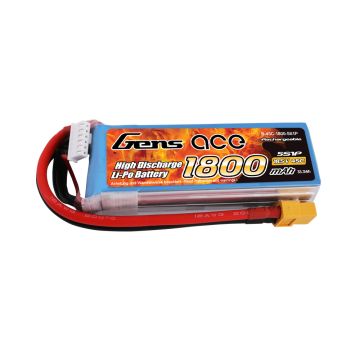 5S 1800mAh 14.8v 45C Gens ace Lipo with XT60 O-G5S1800-45X6