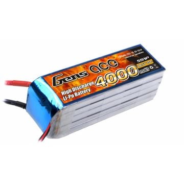 5S 4000mAh 18.5v 25C Gens ace Lipo with EC5 O-G5S4000-25E5