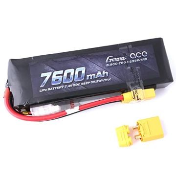 2S2P 7600mAh 7.4v 50C Gensace car Lipo with XT90 O-GC2S7600-50X9