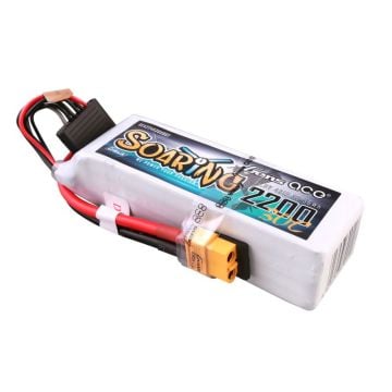 gensace Li-Po G-Tech 4S 14.8V 2200mAh 30C Soaring with XT60 O-GT4S2200-30X6