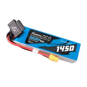 gensace Li-Po G-Tech 6S 22.2V 1450mAh 45C with XT60 O-GT6S1450-45X6
