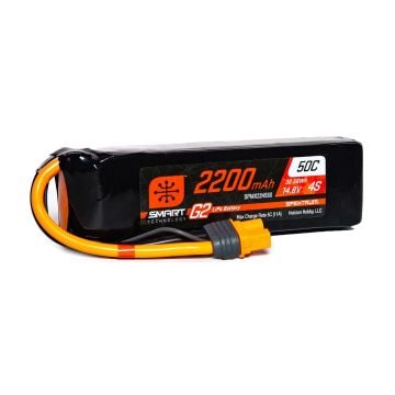 Spektrum 2200mAh 4S 14.8V SMART G2 50C IC3 O-SPMX224S50
