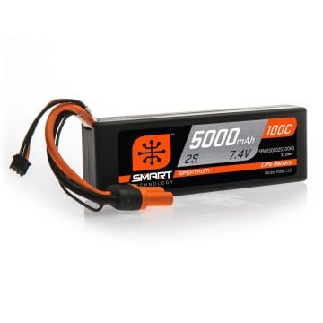 5000mAh 2S 7.4V 100C Smart LiPo Hardcase; IC3 O-SPMX50002S100H3