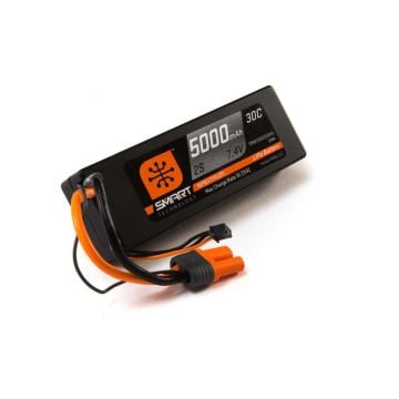 5000mah 2S 7.4V Smart LiPo 30C; Hardcase, IC5 O-SPMX50002S30H5