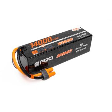 Spektrum 11.1V 14000mAh 3S 120C Smart G2 Pro Basher LiPo: IC5 O-SPMXB3S140