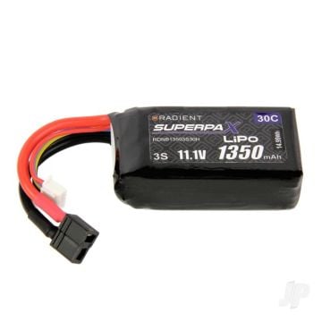 3S 1350mAh 11.1V 30C Deans Radient LiPo