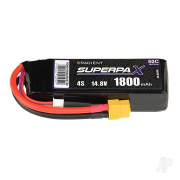 4S 1800mAh 14.8V 50C XT60 Radient LiPo RDNB18004S50XT60