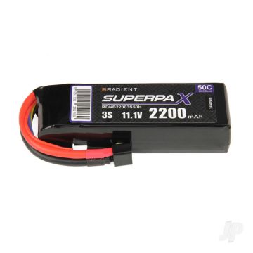 3S 2200mAh 11.1V 50C Deans Radient LiPo RDNB22003S50H