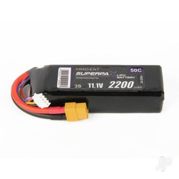 3S 2200mAh 11.1V 50C XT60 Radient LiPo RDNB22003S50XT60