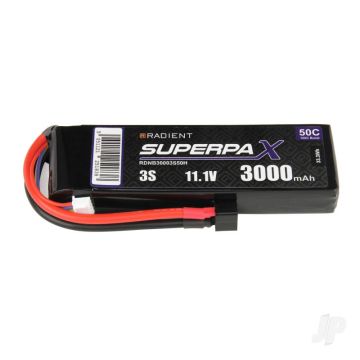 3S 3000mAh 11.1V 50C Deans (HCT) Radient LiPo RDNB30003S50H