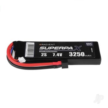 2S 3250mAh 7.4V 50C Deans (HCT) RDNB32502S50H