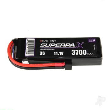 3S 3700mAh 11.1V 30C Deans (HCT) Radient LiPo RDNB37003S30H