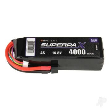 4S 4000mAh 14.8V 50C Deans Radient LiPo RDNB40004S50H