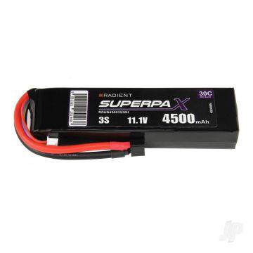 3S 4500mAh 11.1V 30C Deans (HCT) Radient LiPo RDNB45003S30H
