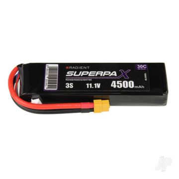 3S 4500mAh 11.1V 30C XT60 Radient LiPo RDNB45003S30XT60