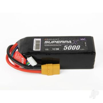 5S 5000mAh 18.5V 35C XT90 Radient LiPo RDNB50005S35XT90