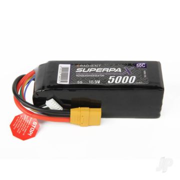 5S 5000mAh 18.5V 50C XT90 Radient LiPo RDNB50005S50XT90