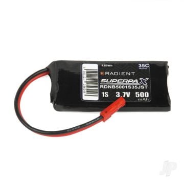 LiPo 1S 500mAh 3.7V 35C JST RDNB5001S35JST