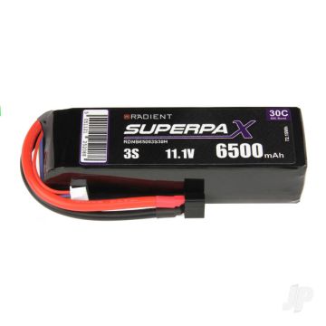 3S 6500mAh 11.1V 30C Deans (HCT) Radient LiPo RDNB65003S30H